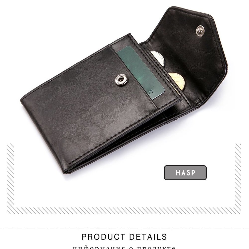 RFID Thin Wallet Credit Card ID Protction Coffee - Picture 6 of 9